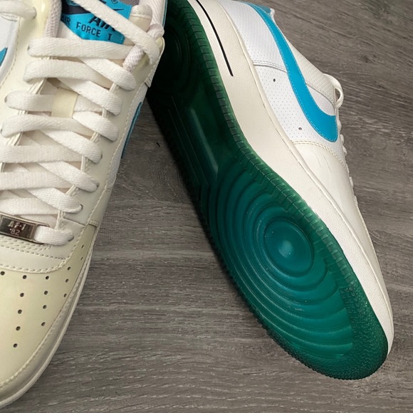 Off white , cream , blue , Green AF1 Low - Picture 11 of 15